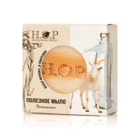 Мыло полезное "КОЗЬЕ МОЛОКО, Д-ПАНТЕНОЛ" (питательное) 80 гр H.O.P.