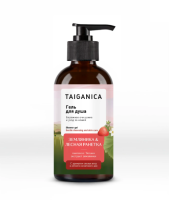 Гель для душа "Земляника и лесная ранетка", 300 мл, TAIGANICA