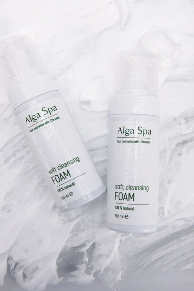 Мягкая пенка для умывания на основе живой суспензии микроводоросли Chlorella Soft cleansing foam, 150 ml e Alga Spa