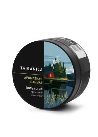  Скраб для тела "Ароматная банька", сахарный, 250 мл TAIGANICA
