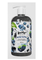 Гель для душа бессульфатный с Детокс эффектом с углем, ежевикой и асаи  (500мл) SUENO