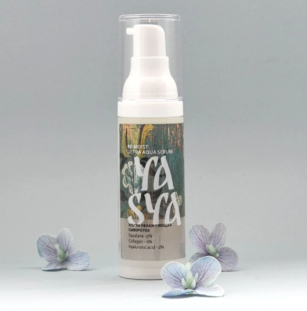 Сыворотка ультра увлажняющая с экстрактом душицы и скваланом RE:MOIST ULTRA AQUA SERUM 30 мл, YASYA