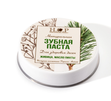 ЗУБНАЯ ПАСТА "ДЛЯ ЗДОРОВЬЯ ДЕСЕН" натуральная 25 гр H.O.P.