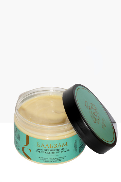 Бальзам для окрашенных и поврежденных волос, 300 мл.  Jurassic Spa