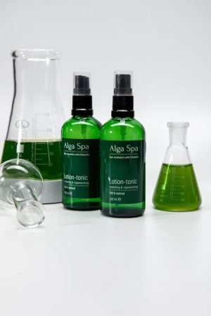 Лосьон-тоник восстанавливающий и регенирующий на основе живой суспензии микроводоросли Chlorella Lotion-tоnic restoring & regenerating, 100 ml e Alga Spa