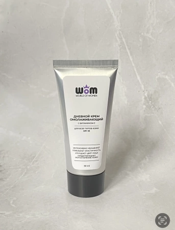 Дневной крем омолаживающий с витамином Е SPF 30, 50 мл WoM