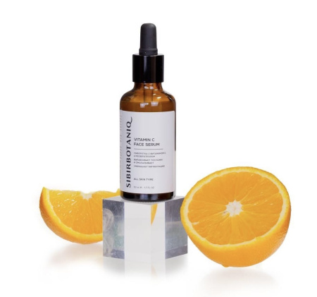 Сыворотка для лица С ВИТАМИНОМ С И РЕСВЕРАТРОЛОМ, 50 ML, SIBIRBOTANIQ