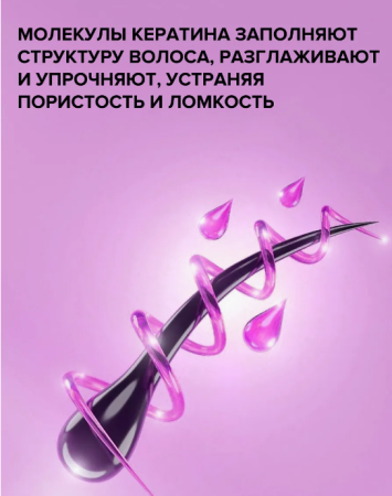 Маска для волос с кератином Tobacco Cherry, 250 мл The Bunt