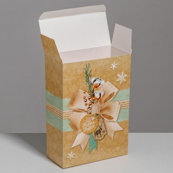 Коробка «С Новым Годом», 16 × 23 × 7.5 см