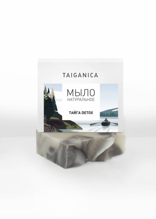 Мыло натуральное "Тайга DETOX", 90 гр TAIGANICA