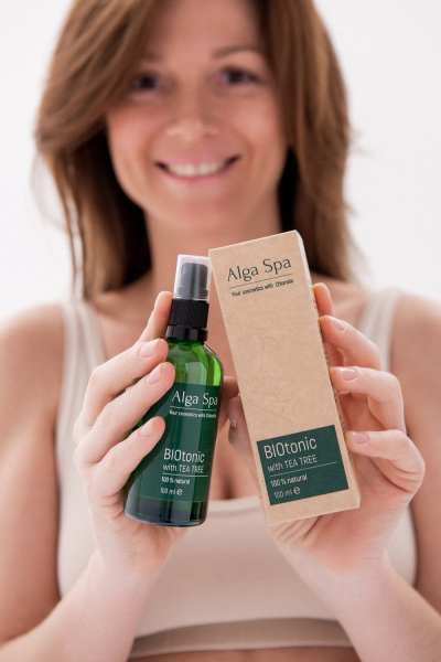 БИОтоник с эфирным маслом чайного дерева BIOtonic with TEA TREE, 100 ml e  Alga Spa